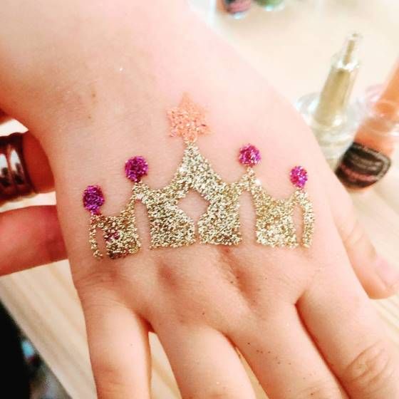 Glittertatuoinnit ja Glitter Tattootent lasten syntymäpäiville