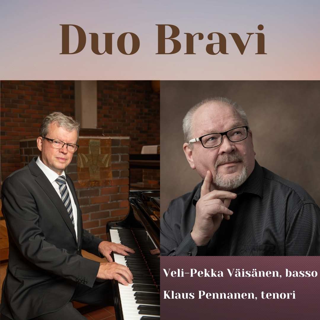 Duo Bravi Veli-Pekka Väisänen ja Klaus Pennanen - oopperalaulajat
