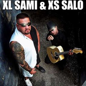 keikkakyselyt stand uppia ja musiikkia koko illaksi XL Sami & XS Salo